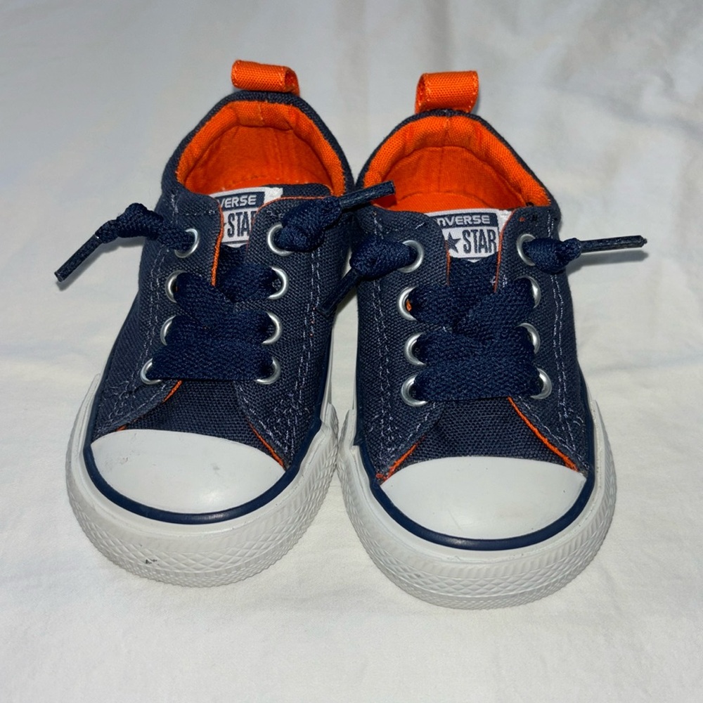 Converse All Star Navy Infant Shoe size 4